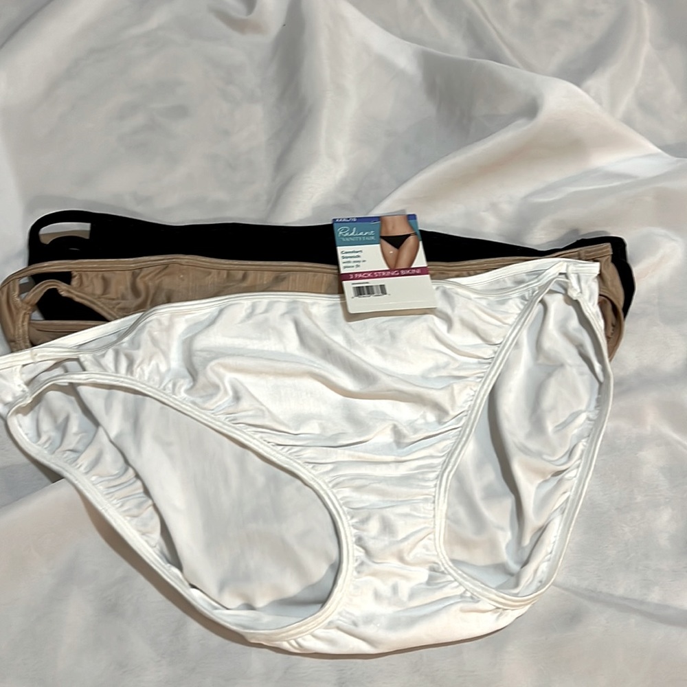 NWTS VANITY FAIR 3pk String Bikini panties 3X